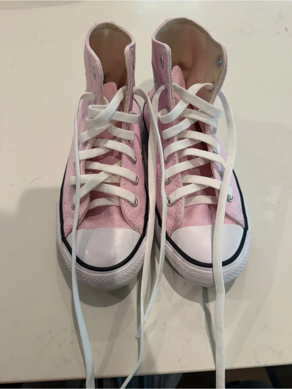 Converse Chuck Taylor Pink High Top Sneakers Kids Youth Size 2